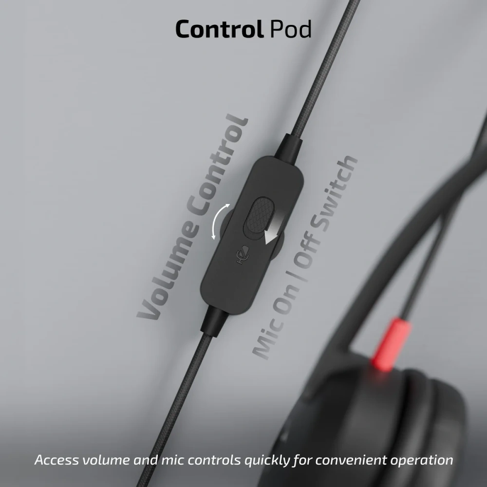 Iball Wired Headphone With Mic Decibel U200 view 2